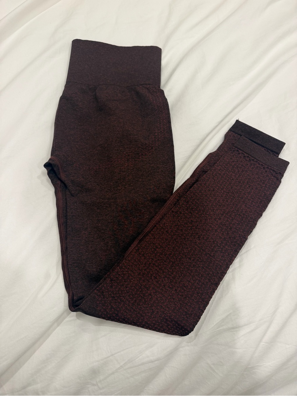 Gymshark Burgundy Seamless High-Waist Leggings